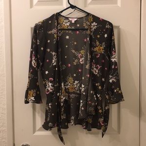 Candie’s Bell Sleeve Wrap Top